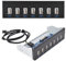 Tbest Hub USB Interno 2.0, 5.25 Bay USB 2.0, Entrada, Accesorios de Computadora Periféricos Panel de Caja de Concentrador USB 7 Puertos USB 2.0 Transmisión de Datos sin Pérdidas Panel