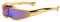 LJCZKA Futuristische Sonnenbrille für Damen Herren, Kleine Schmale Sonnenbrille Coole Rave Brille Partybrille für Party Festival UV400-Schutz