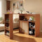 Mesa de bar extensible con almacenamiento, mesa de bar alta, mesa de bar con almacenamiento, mesa alta de bar, estantes ajustables, mesa de bar, mesa alta, isla de cocina, pequeña casa