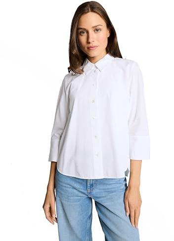 TOM TAILOR Damen Poplin-Bluse mit Streifen