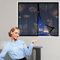 Moustiquaire Porte Coulissante 106 x 73 cm Garde L'Air Frais à L’Intérieur Moustiquaire Fenêtre Rideau avec Bande Magique, Installation Facile pour Cuisine Salon Chambre, Noir