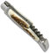 Laguiole Actiforge Taschenmesser, Holzgriff, Edelstahlklinge, mit Korkenzieher, 12 cm
