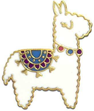 Alpaka Pin | Lustige Alpaka Geschenke | Lama Anstecker | Alpaka Schmuck | Kleine Geschenke für Mädchen