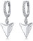 Herren Creolen Ohrringe 925 Sterling Silber Pfeilspitze Tribal Pfeil Ohrringe für Damen