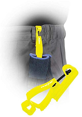 REIS Gelber Handschuhhalter, Ideal für Aktive Menschen, Unisex-Erwachsene, One Size, Baumwolle, Pull-On, All Ages, Handschuhhalter