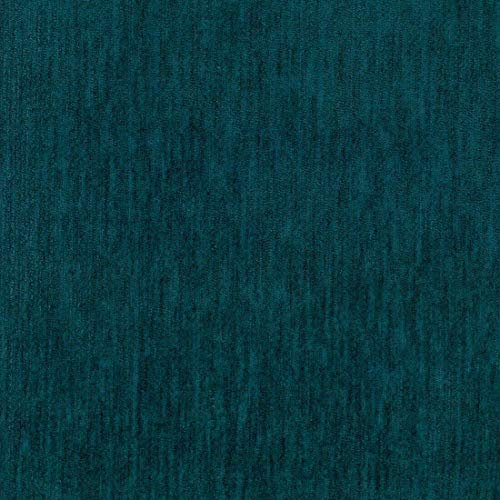 Teker Rose Land Polsterstoff Möbelstoff Meterware - z.B. Stoff für Stühle oder Eckbank Bezug - Petrol