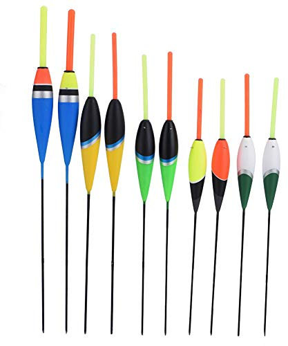 Heaveant Posen Angeln Set, 10 STK Posensortiment als Schwimmer Laufposen, Fischen Posen, Schwimmer Angeln Forelle für Unterschiedlich Große Fischarten
