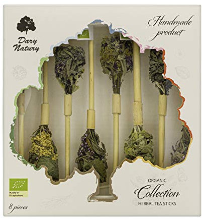 Organic Herbal Tea Sticks Collection / Gift Set / Flowers Leaf / Handmade / Bio Product / Natural / Premium Quality