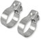2x Auspuffschellen ø von 34 bis 82 mm Edelstahl Breitbandschellen Klemme Bandschelle Rohrschelle (80,5 mm (79-82mm))