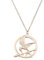 LACKINGONE Collier Hunger Games Victorieux Badge Collier Cosplay Accessoires (couleur dorée)