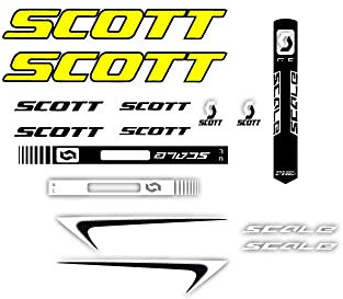 Adesivi compatibili con telaio bici Scott Scale mod-1