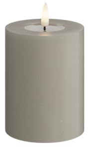Deluxe Homeart Sand Stumpenkerze 7,5 * 10 cm