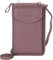 RRANCharltu Portefeuille Femme Sac à Bandoulière pour Téléphone Portable Femmes Cuir PU Porte Monnaie Téléphone Portable Pochette Porte Carte Portefeuille (Violet Foncé)