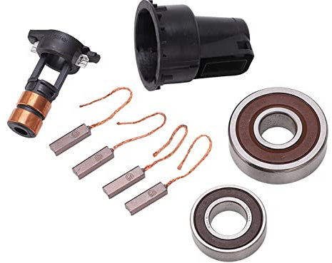 Auto Lichtmaschine Reparatursatz, Auto Lichtmaschine Reparatursatz Schleifringbürsten Lager Set 230090 Ersatz für Lichtmaschinen 0124515010, 0124525139 Auto-Reparatur-Sets