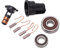 Auto Lichtmaschine Reparatursatz, Auto Lichtmaschine Reparatursatz Schleifringbürsten Lager Set 230090 Ersatz für Lichtmaschinen 0124515010, 0124525139 Auto-Reparatur-Sets