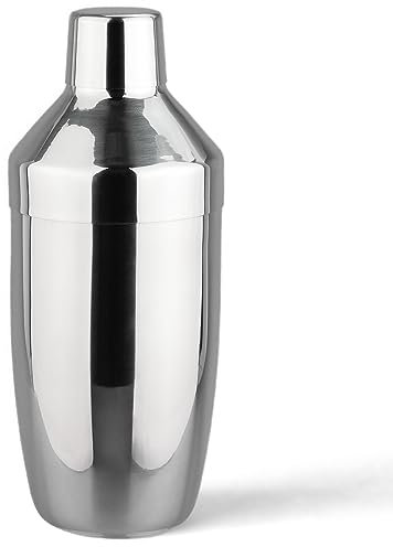 Arora 21oz Double Wall Stainless Steel Cocktail Shaker with Insulated Design and Built-in Strainer,Margarita Mixer Drink Shaker for Bartending Home bar