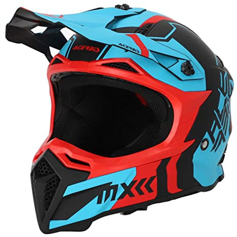 Acerbis Profile 5 Motocross Helm, rot/blau, L (59/60)