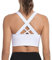 Leversic Sport BH Damen Push up, Sports Bra Ohne Bügel Sport BH Rückenfrei, mit Breiten Trägern für Besseren Halt und Unterstützung, 1pc-Weiß, S