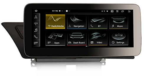 [8G+128G] 12.3 Pulgadas 8 Core Android 13 Car Stereo para Audi A4/A5/B8/S4/S5 Soporte GPS Navi Carplay IPS WiFi 4G Dab+ Bluetooth 5.0 DSP MMI-Bedienknopf OEM Radio