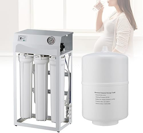 Umkehrosmoseanlage mit 400 GPD, zertifiziertes Wasserfiltersystem unter der Spüle, einfache Selbstmontage, ultra-sicheres Trinkwasser-Filtrationssystem, auslaufsicheres RO-System, leiser Betrieb