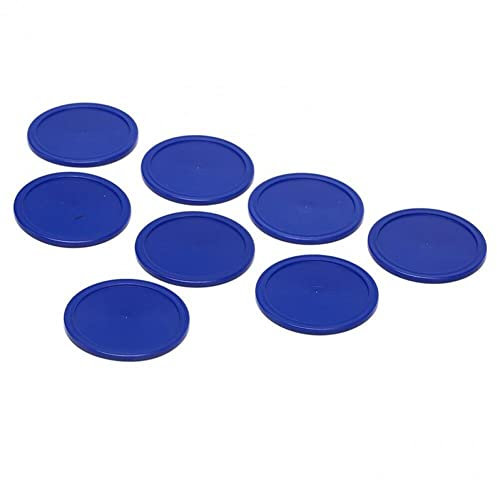 Vepoty Air Hockey Pucks Stück 8 Stück 64 mm Kunststoff austauschbare Air Hockey Pucks Zubehör für Tischspielgeräte