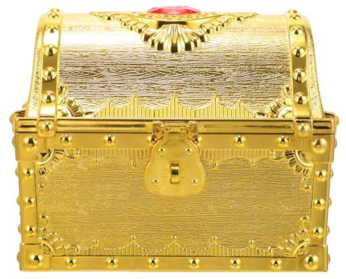 Gadpiparty Piratenschatztruhe Aus Dekorative Aufbewahrungsbox Im Antik-stil Abschließbar Mit Schlüssel Für Kindergeburtstage Und Partys Platzsparend Und Vielseitig Einsetzbar
