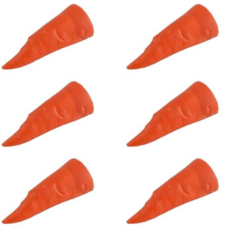 Lezevn Karottennasen-Zubehör, Weihnachten, Schneemann, Nase, rote Karottennase, elastisch, DIY, Basteln, Schneemann, Bastelzubehör (6)