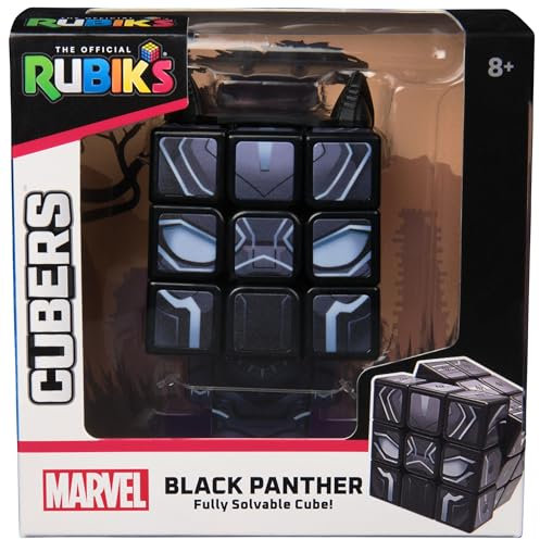 Rubik's Puzzle Brain Teaser Game Rubiks Cubers Black Panther