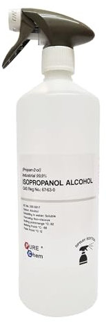 Isopropanol Alcohol IPA 99.99% - Pure Chem (White) 1L Spray