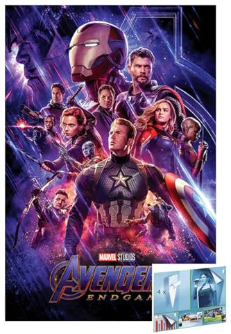 Close Up Marvel Avengers Endgame - Poster (One Sheet - Hauptmotiv) (Größe: 61cm x 91,5cm) (Poster & Poster Strips)
