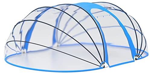 Dôme de Piscine, Abri de Piscine Tente de Piscine Dôme de Piscine Ovale 530x410x205 cm