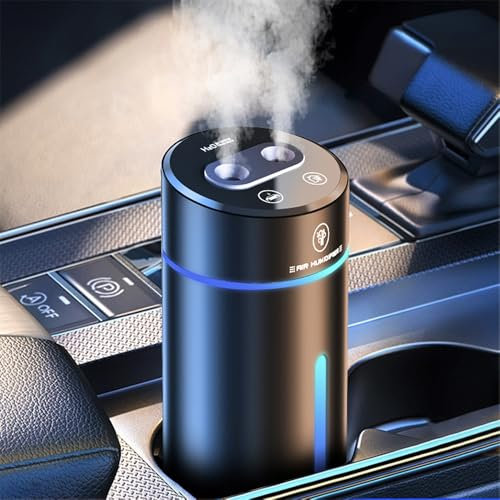 380ML Air Freshener Diffuser, Humidifier with Auto ON/OFF, Portable Air Freshener, Aromatherapy Diffuser for Car, Office, Home