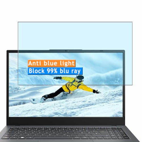 Vaxson 2 Stück Anti Blaulicht Schutzfolie, kompatibel mit Medion E15423 MD64160 15.6 laptop, Display Bluelight folie folien Displayschutzfolie ( nicht Panzer Schutz Glas folie SchutzGlas )