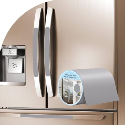 Anti Slip Handle Cover Tape, Rubber Grip Tape for Appliances, Enhance Safety and Comfort with Superior Grip for Power Tools, Devices, Kitchen Tools, and Furniture Handles (12.7cm x 1.5m, Gray)