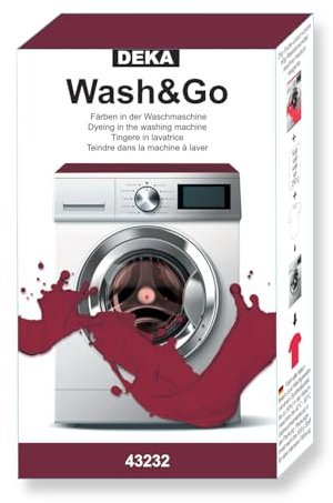 DEKA Waschmaschinenfarbe Wash & Go für 500g Stoff - Bordo