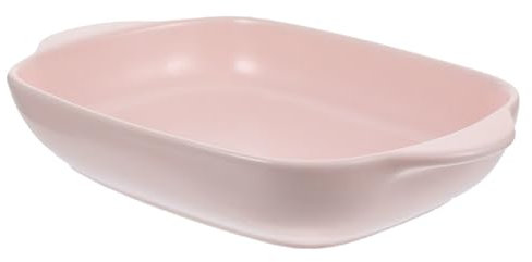 LALADEFIEE 1 Pc bandeja para hornear queso cacerola de lasaña rectangular Fuente para hornear apta para microondas horno de pan baking tray sartén grill plancha de asar bandejas horno