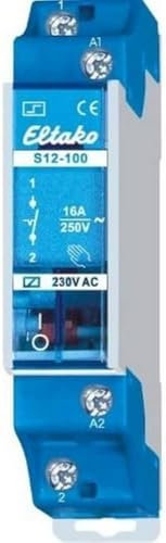 Elektrischer Stromstoßschalter Fernschalter Typ S12-100-230V | Betrieb mit 230 Volt Spulenspannung | Schaltleistung bis 250 Volt 16 Ampère