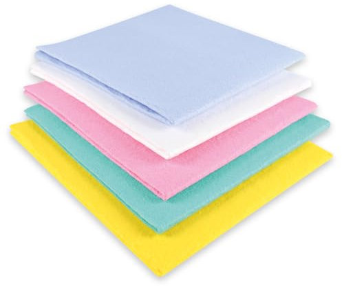 250 Stück Hygoclean Mehrzwecktücher-Set Tetra Premium | Viskose/PP, bunt, L: 40cm, B: 38cm, Viskosetücher, Putztücher, Reinigungstücher