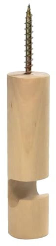 Soportes De Gancho - Perchas De Madera, Soportes De Gancho De Techo | Gancho Decorativo Natural Y Hermoso Para Plantas, Linternas, Tiras De Luces LED, Adornos Navideños Y Campanillas De Viento.