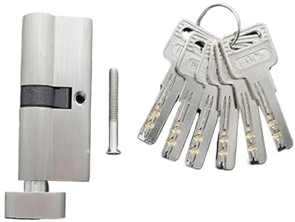 YATINGZHANG SchließZylinder Türschlösser Schließzylinder 55 60 65 70 75 80 mm for 35–50 mm Dicke Türschloss for Zuhause Kernschließzylinder 5 Schlüssel Zylinderschloss(75mm37.5add37.5)