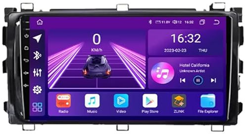 Jrfeng Android 11 Autoradio Radio Für Toyota Auris Hybrid 2013-2016, 9 Zoll HD Touchscreen GPS Navigation Mit Bluetooth WiFi Lenkradsteuerung carplay,V1 Pro