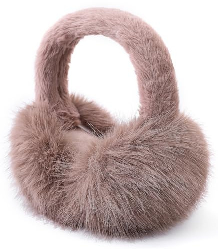 Unning Ohrenwärmer Damen Winter Verstellbar & Faltbare Ohrenschützer Weich Ohrenschutz Plüsch Ear Muffs for Women