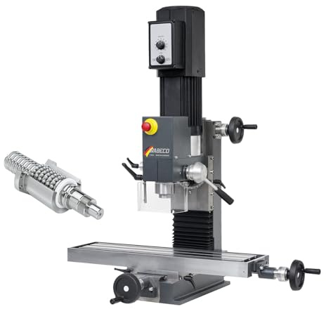 WABECO Fräsmaschine F1220 HS SK30 mit Kugelrollspindeln XY-Achse 2,5 kW Arbeitstisch 700x180 mm Made in Germany