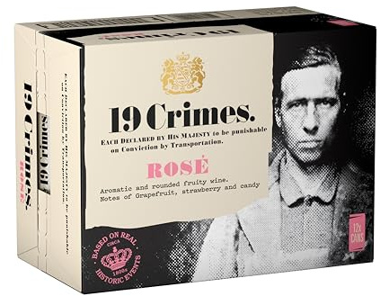 19 Crimes Rose Can 187ml x 12 (Pack of 6)