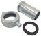 2 BSP Female Malleable Iron Pump Coupling/Hose Tail & Leather Washer