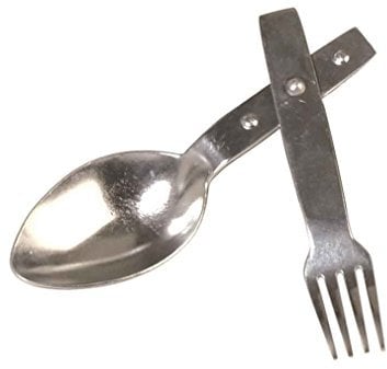 Mil-Tec Unisexe - Adulte 14624500 Couverts Pliants Multicolore, Taille Unique