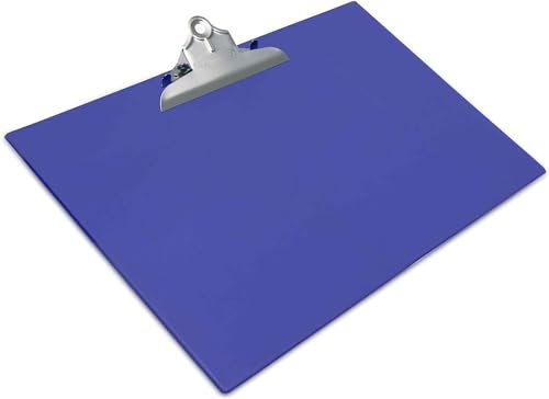 Rapesco 1136 Hochleistungs-Klemmbrett mit PVC Beschichtung, A3, Blau