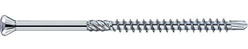 EUROTEC 110289 Holzbohrschraube Torx 10 mit Zierkopf, 3.2 x 30 mm, verzinkt-blau, 500 Stück