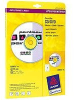 Avery Zweckform, L6043A-25, 25 Blatt, CD/DVD-Etiketten