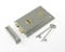 Yale Locks P334 Serrure de Jante Finition Grise 156 x 104 mm Visi Pack